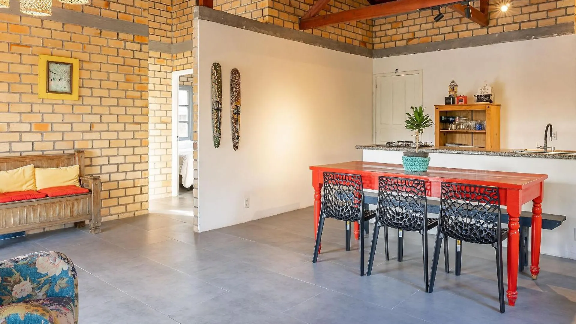 Casa A 120M Da Lagoa Do Meio Ibiraquera Tai025 Имбитуба