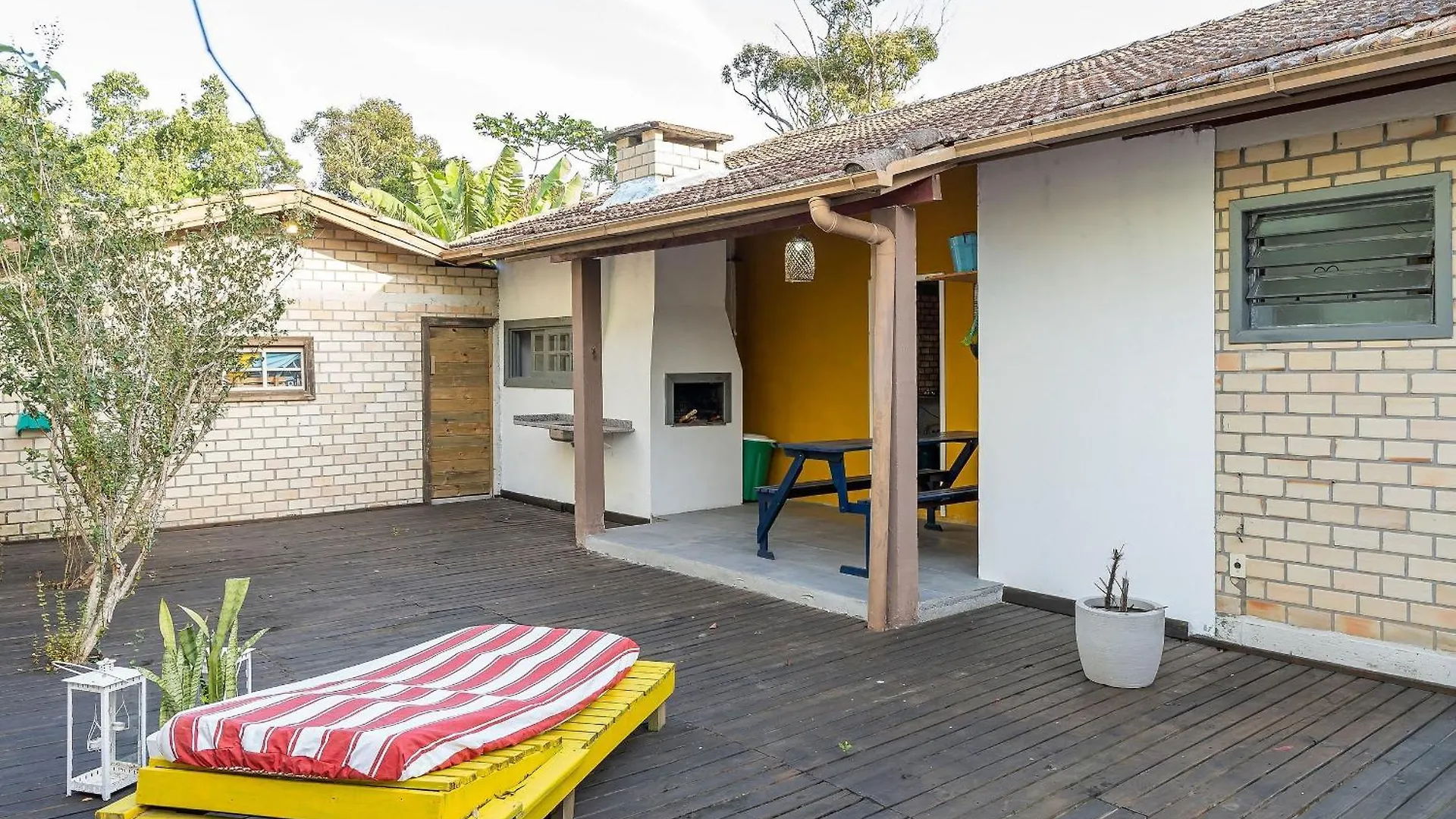 Апартаменты Casa A 120M Da Lagoa Do Meio Ibiraquera Tai025 Имбитуба